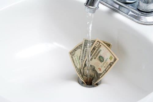 clipart of money going down the drain - photo #19