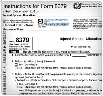 Irs Injured Spouse Form 2023 - Printable Forms Free Online