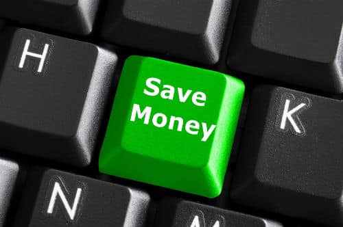 Save money button
