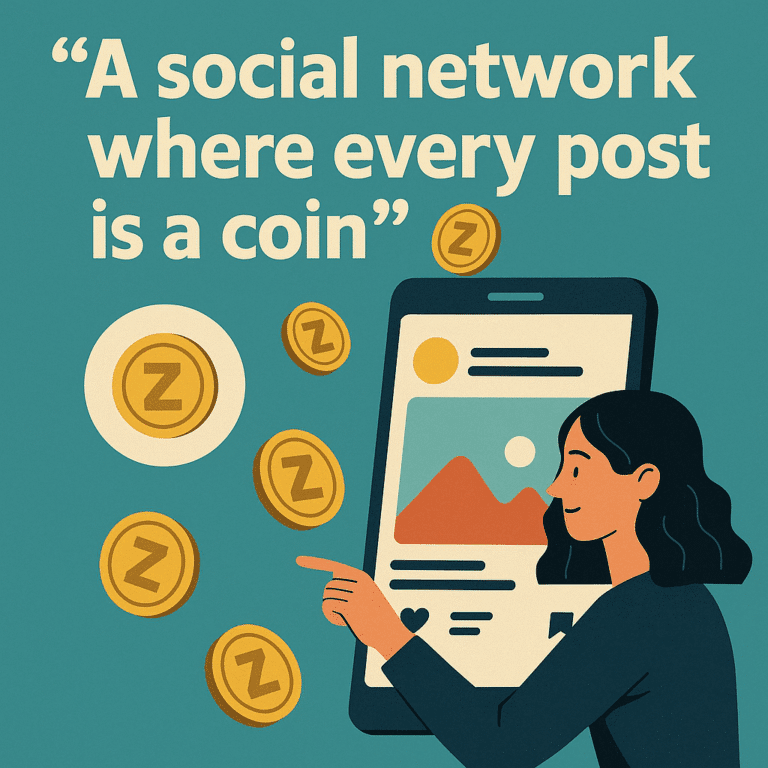 Zora coin : A social network where every post is a coin