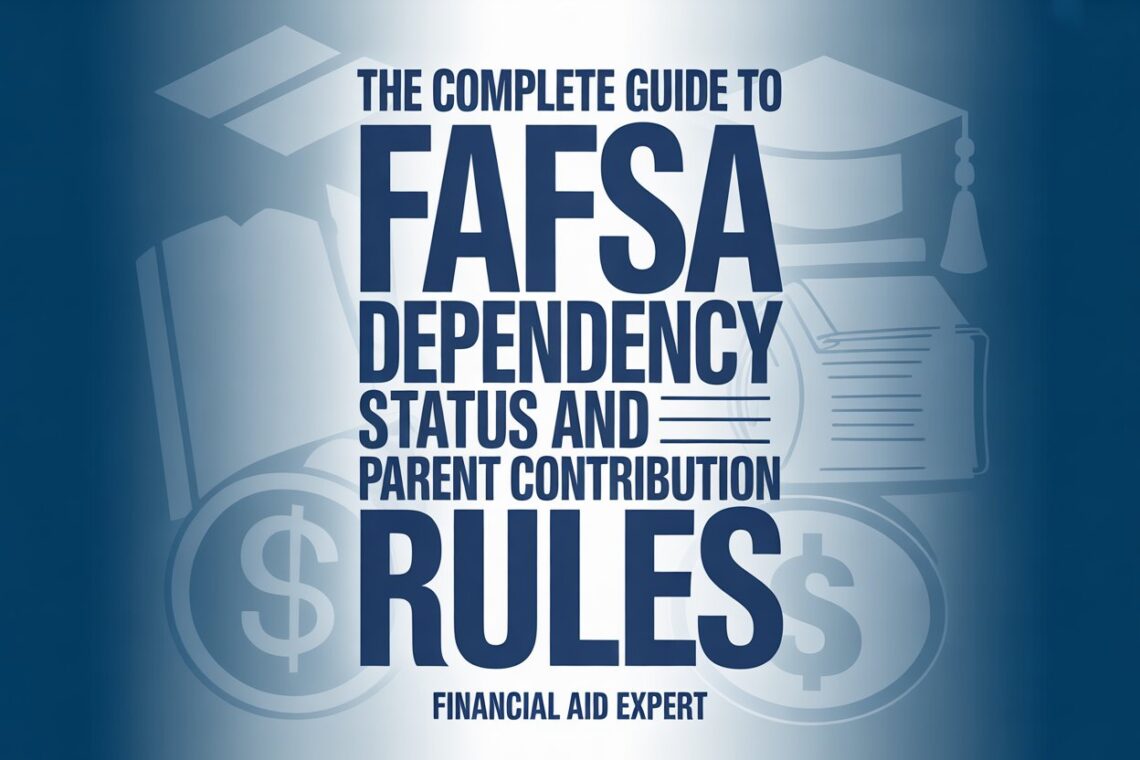 The Complete Guide to FAFSA Dependency Status and Parent Contribution Rules 2 The Complete Guide to FAFSA Dependency Status and Parent Contribution Rules
