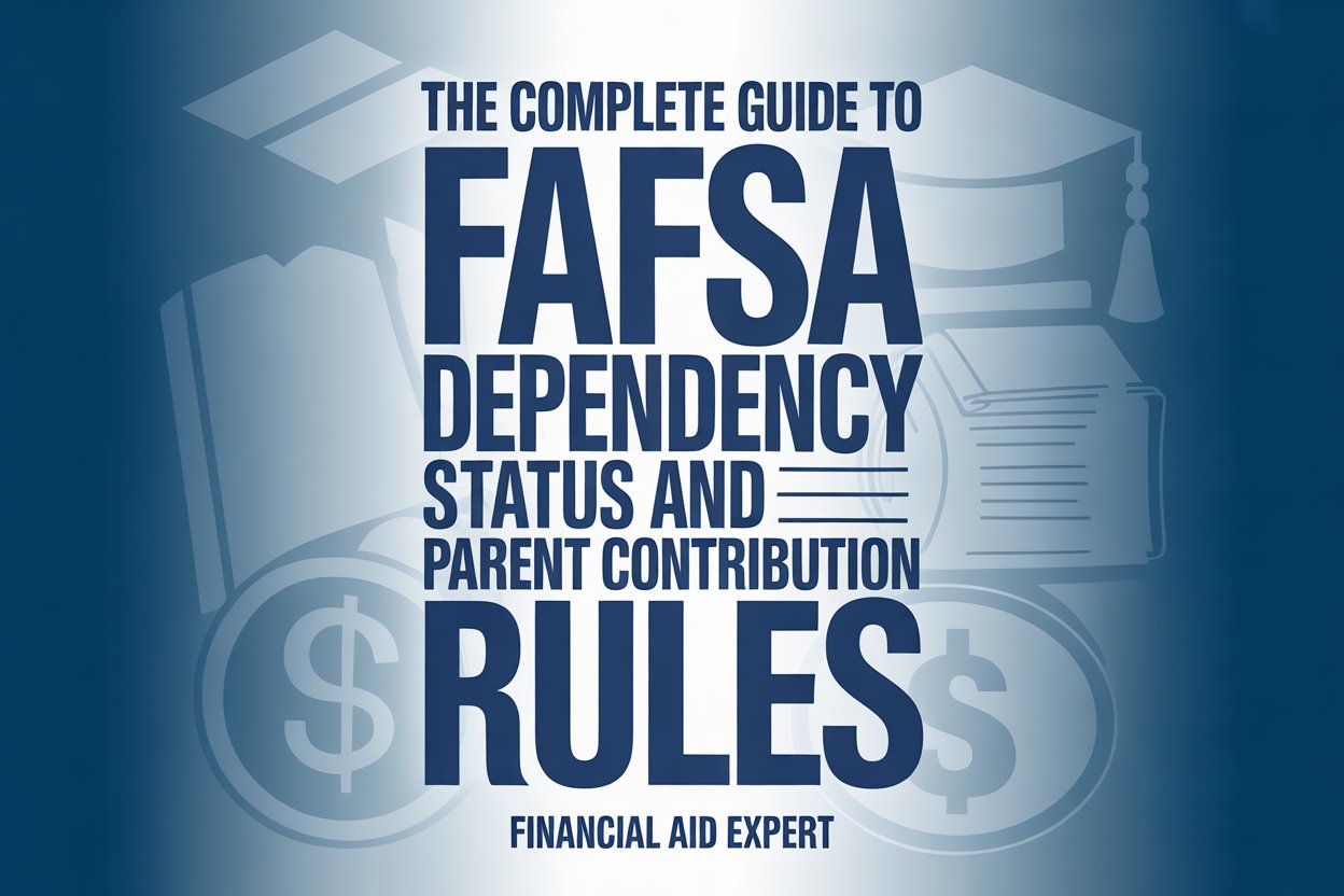 The Complete Guide to FAFSA Dependency Status and Parent Contribution Rules