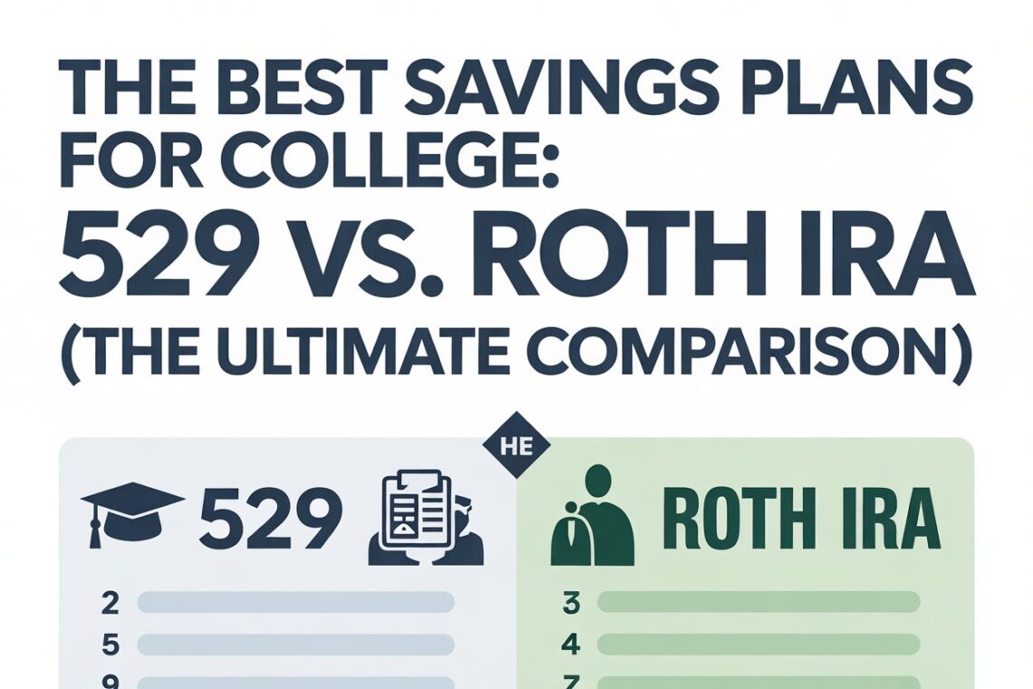 The Best Savings Plans for College: 529 vs. Roth IRA (The Ultimate Comparison)