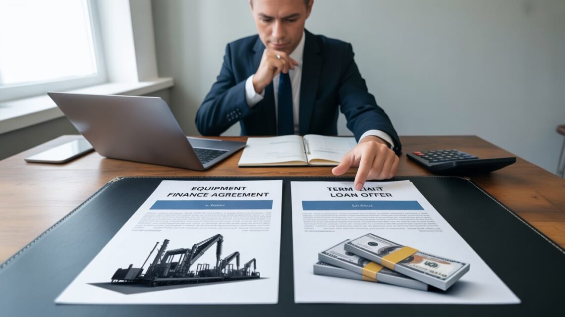 equipment financing vs term loan