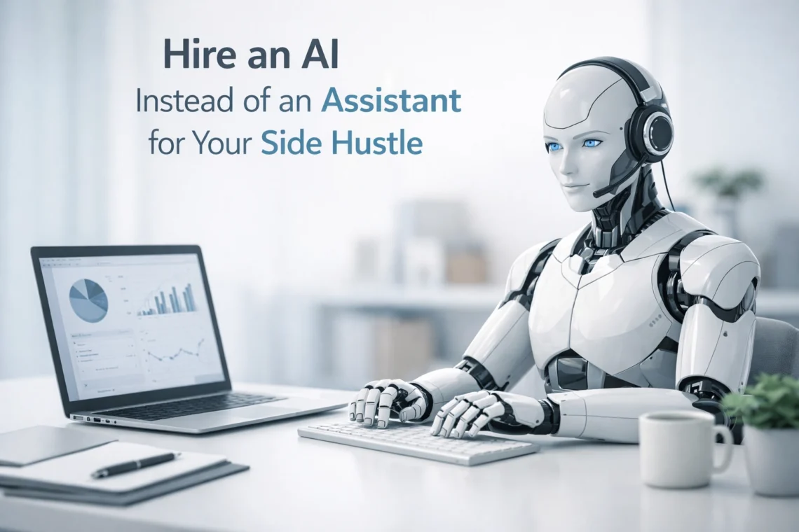 Hire an AI Instead of an Assistant for Your Side Hustle 1 AI tools for Side Hustles: Replace Your Assistant and Scale