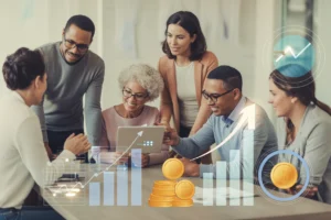 Empower Your Finances with an AFC Financial Coach guiding a diverse group of men, women, and couples toward financial confidence and growth.