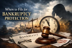 When to File for Bankruptcy Protection